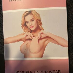 Invisible Underwear Black Adhesive Bra
